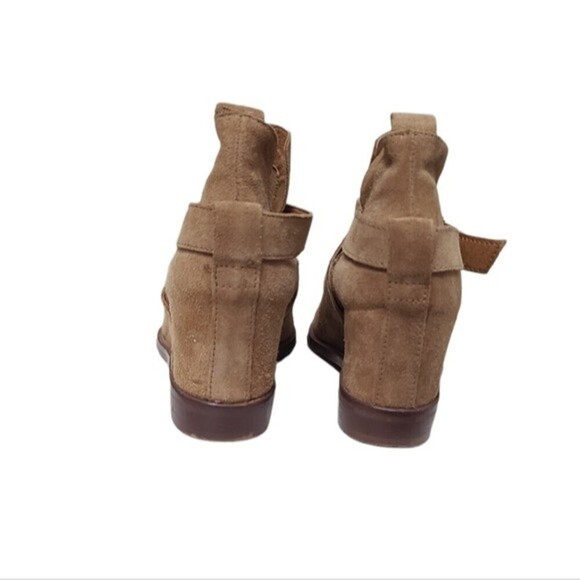Zara Trafaluc Tan Ankle Booties 38 - Picture 7 of 9